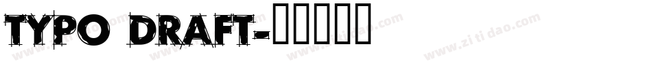 Typo Draft字体转换
